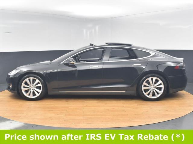 used 2015 Tesla Model S car, priced at $13,999