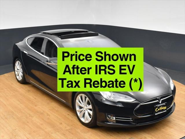 used 2015 Tesla Model S car, priced at $13,999