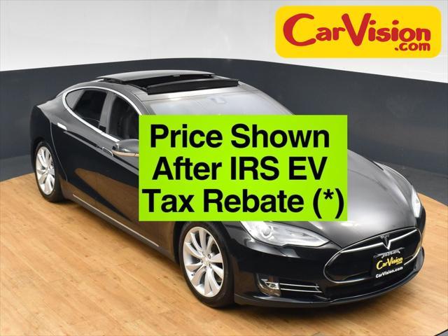 used 2015 Tesla Model S car, priced at $13,999