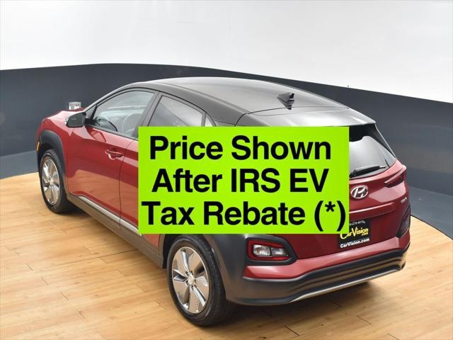 used 2021 Hyundai Kona EV car, priced at $13,999