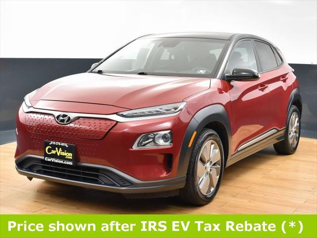 used 2021 Hyundai Kona EV car, priced at $13,999