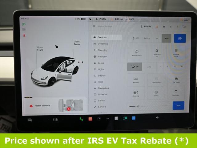 used 2021 Tesla Model 3 car, priced at $17,999