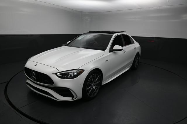 used 2023 Mercedes-Benz AMG C 43 car, priced at $38,999