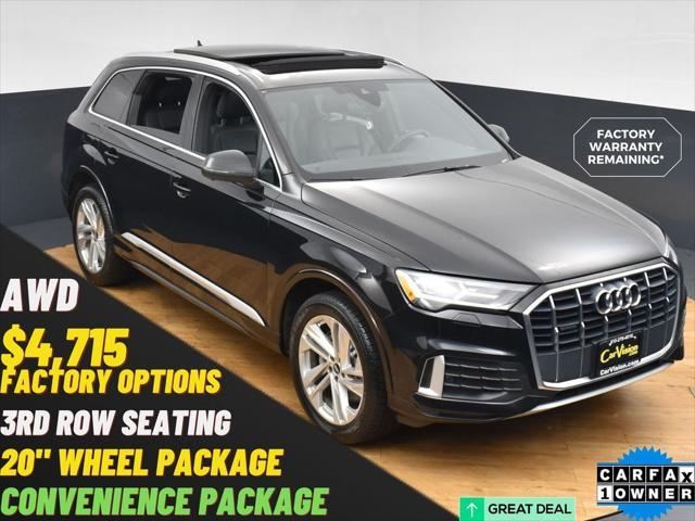 used 2021 Audi Q7 car, priced at $27,499