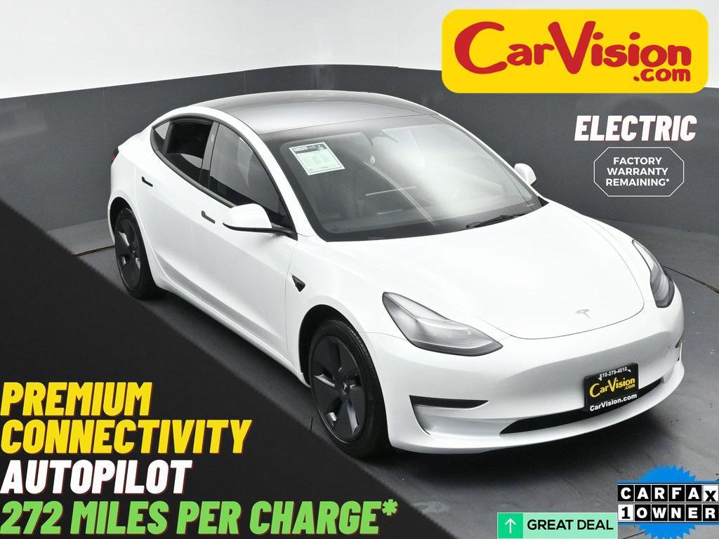 used 2023 Tesla Model 3 car, priced at $22,999