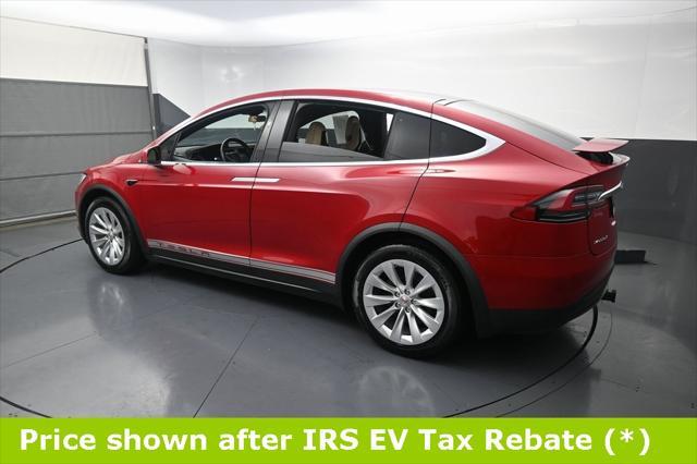 used 2017 Tesla Model X car, priced at $18,499
