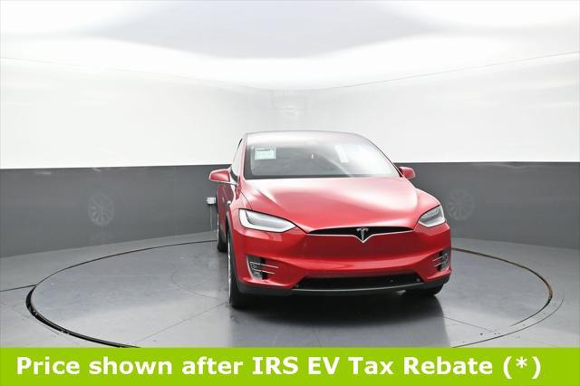 used 2017 Tesla Model X car, priced at $18,499
