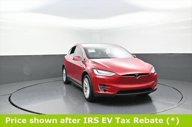 used 2017 Tesla Model X car, priced at $18,499