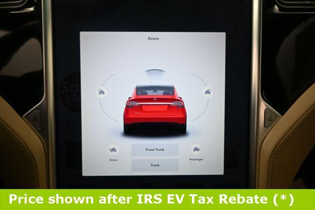 used 2017 Tesla Model X car, priced at $18,499