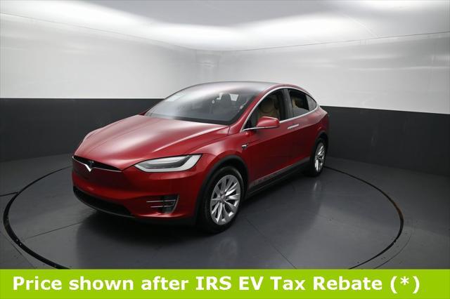 used 2017 Tesla Model X car, priced at $18,499