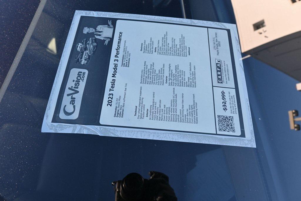 used 2023 Tesla Model 3 car, priced at $26,999