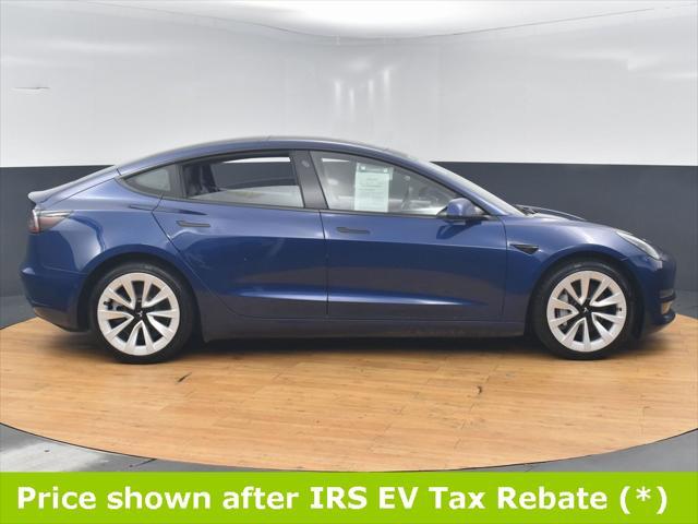 used 2022 Tesla Model 3 car, priced at $14,999