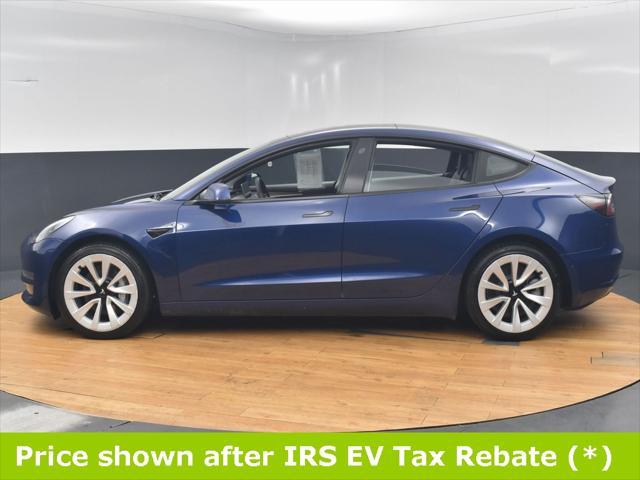 used 2022 Tesla Model 3 car, priced at $14,999