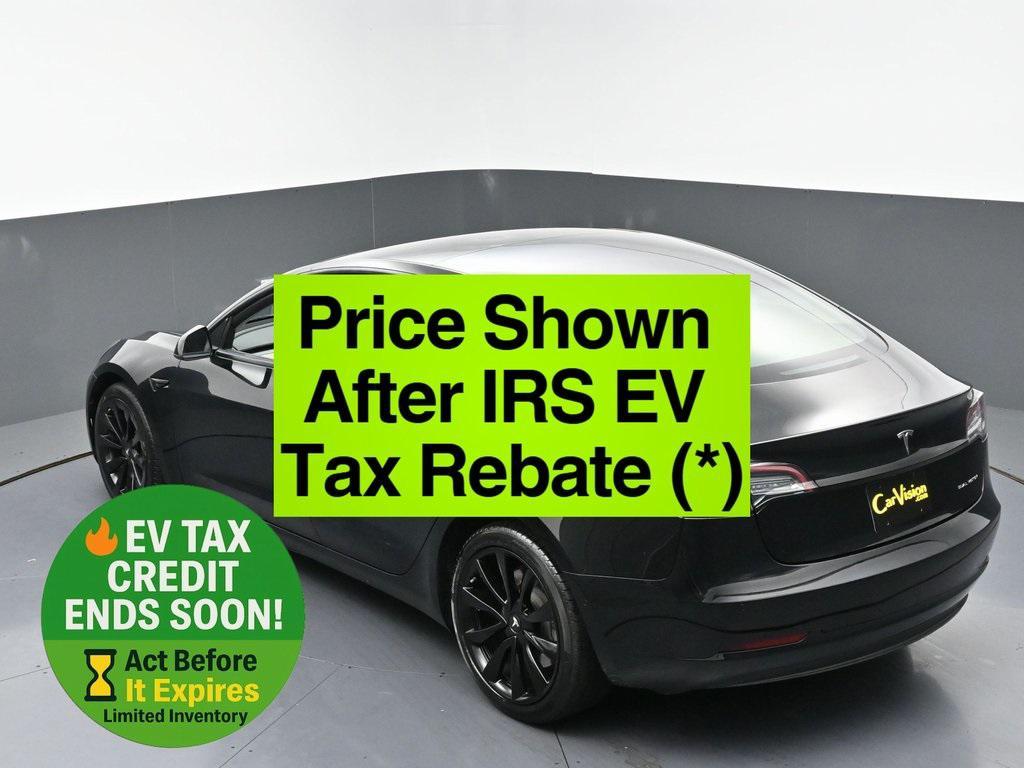 used 2022 Tesla Model 3 car, priced at $18,499