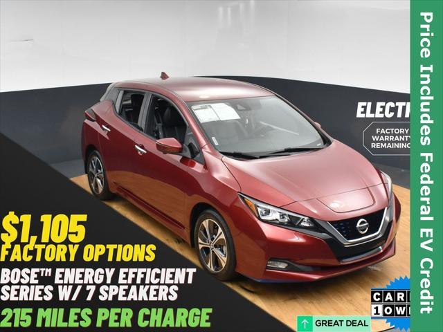 used 2021 Nissan Leaf car, priced at $15,999