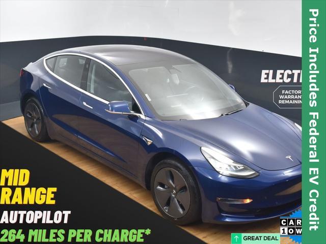 used 2018 Tesla Model 3 car, priced at $19,999