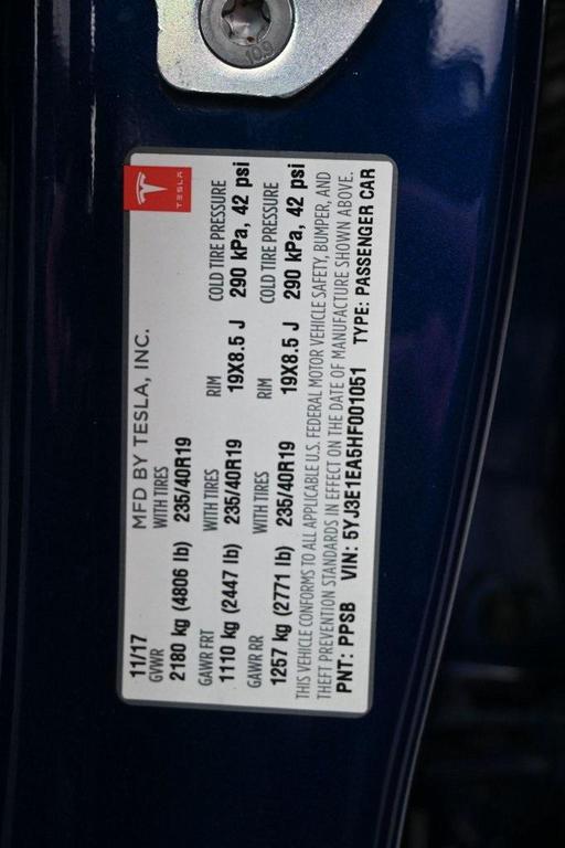 used 2017 Tesla Model 3 car, priced at $17,999