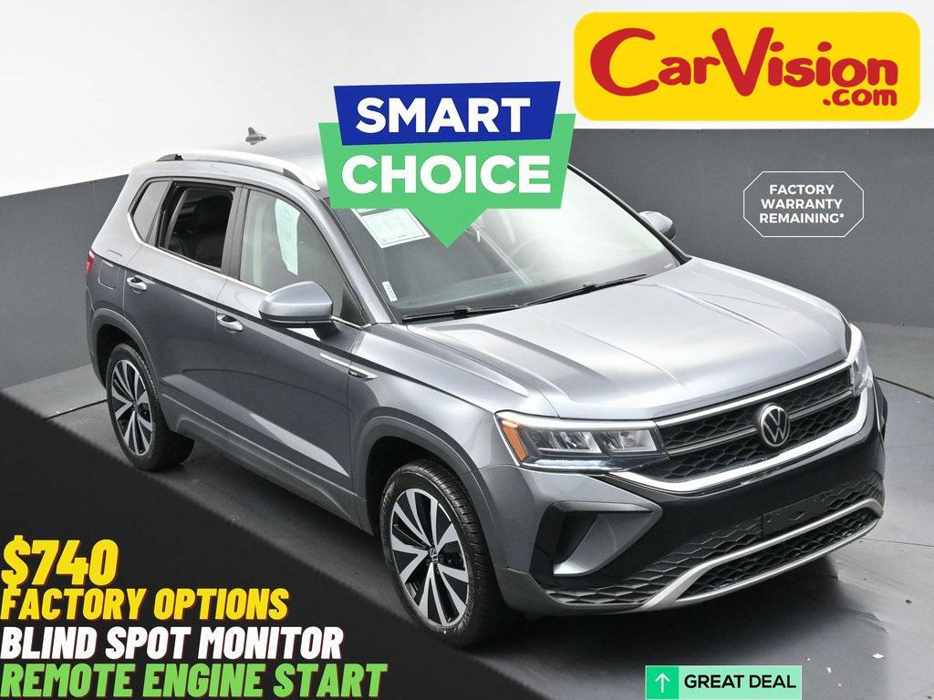 used 2022 Volkswagen Taos car, priced at $18,499