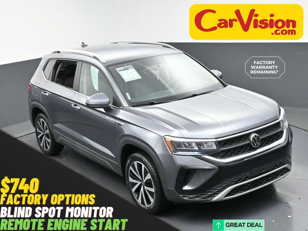 used 2022 Volkswagen Taos car, priced at $18,999