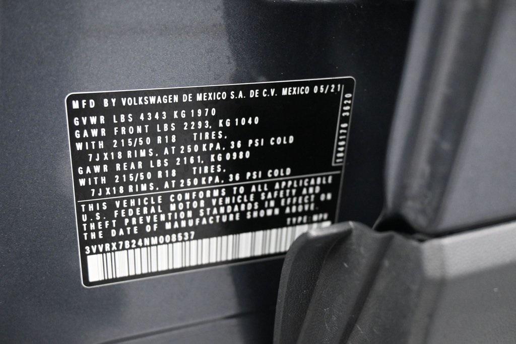 used 2022 Volkswagen Taos car, priced at $18,999