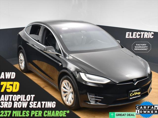 used 2017 Tesla Model X car, priced at $18,999