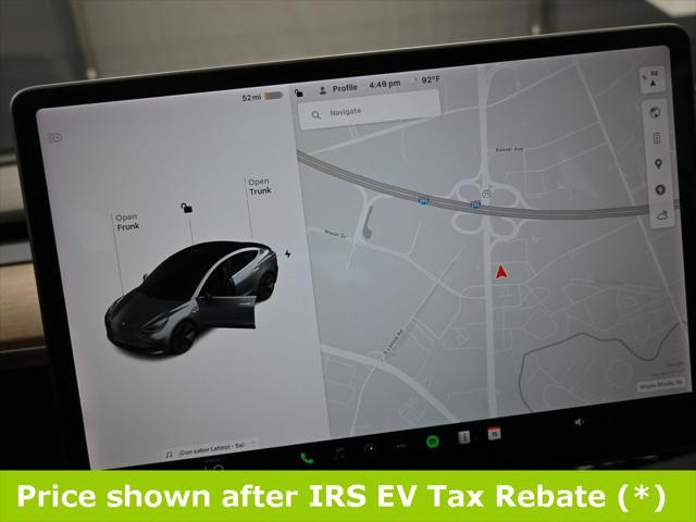 used 2020 Tesla Model 3 car, priced at $17,499