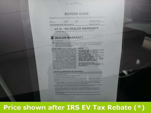 used 2020 Tesla Model 3 car, priced at $17,499
