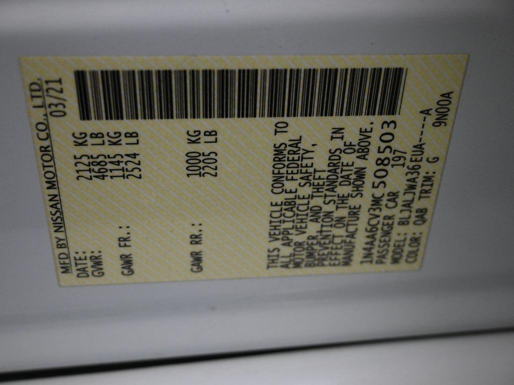 used 2021 Nissan Maxima car, priced at $15,999