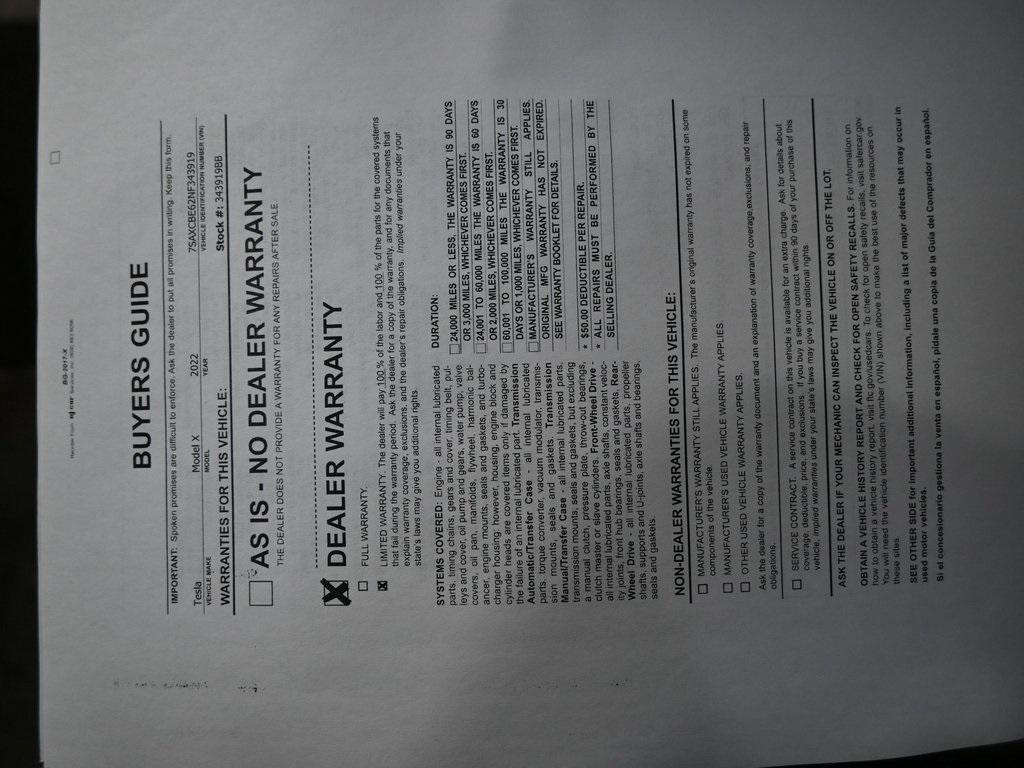 used 2022 Tesla Model X car, priced at $51,999