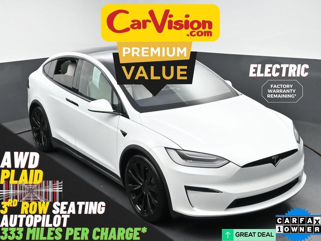 used 2022 Tesla Model X car, priced at $51,999