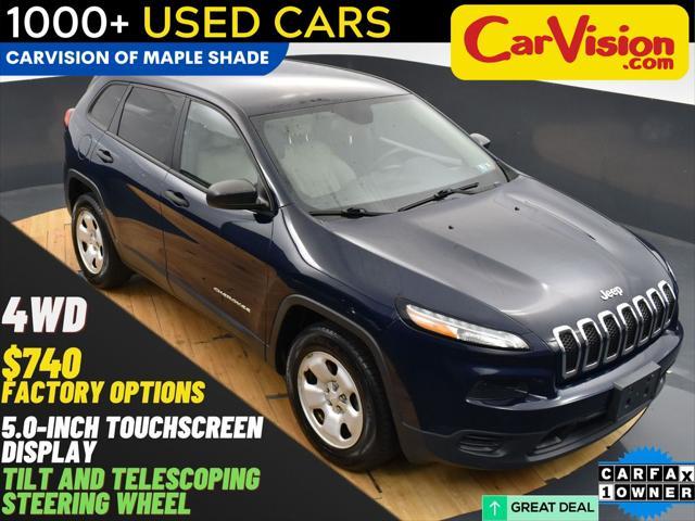 used 2015 Jeep Cherokee car, priced at $13,499