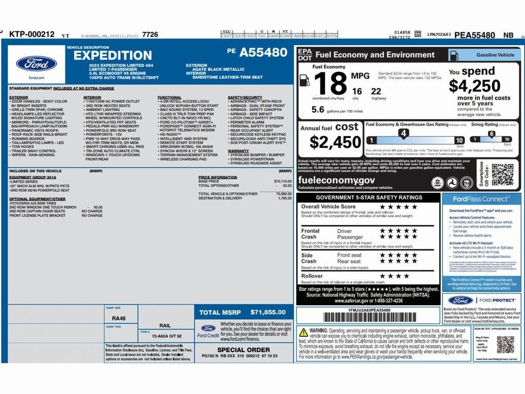 used 2023 Ford Expedition car, priced at $40,999