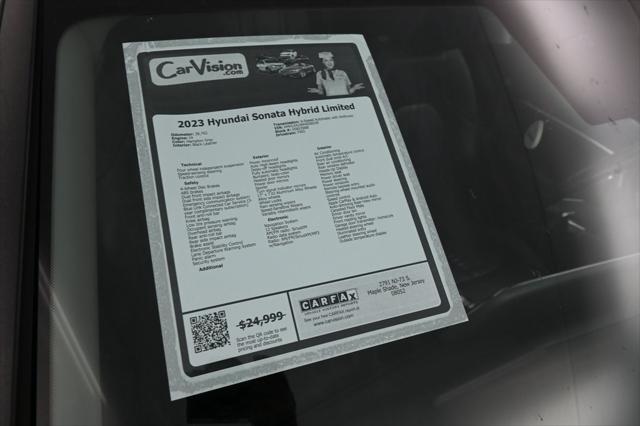 used 2023 Hyundai Sonata Hybrid car, priced at $22,999