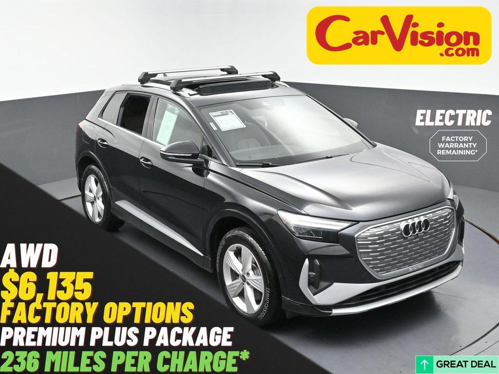 used 2024 Audi Q4 e-tron car, priced at $28,999