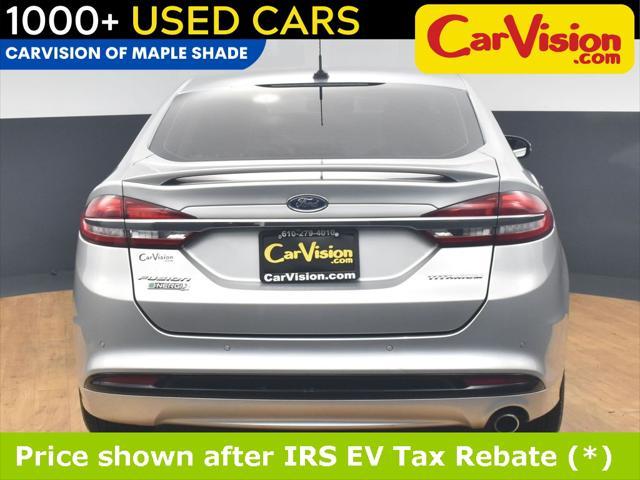 used 2017 Ford Fusion Energi car, priced at $10,999