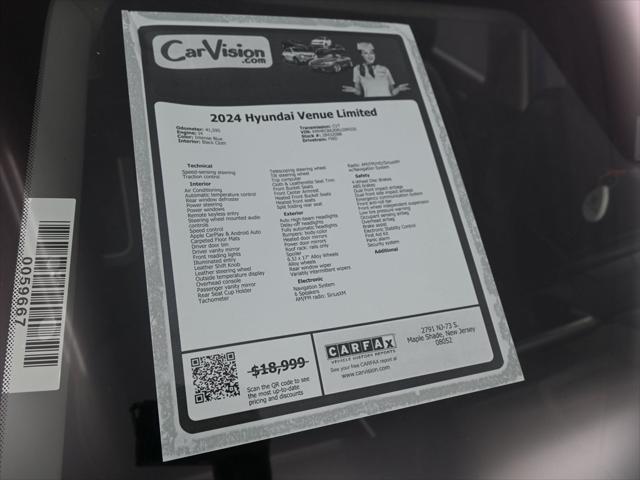 used 2024 Hyundai Venue car, priced at $16,999
