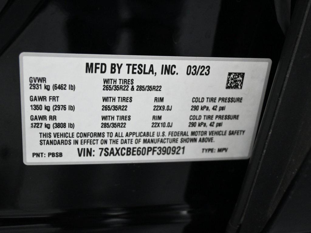 used 2023 Tesla Model X car, priced at $56,999