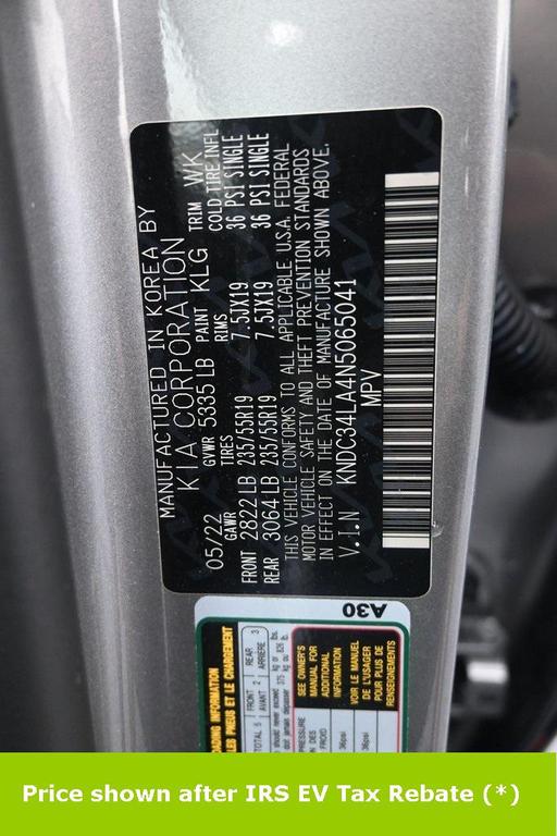 used 2022 Kia EV6 car, priced at $17,999