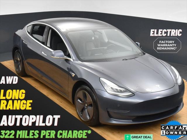 used 2020 Tesla Model 3 car, priced at $15,999