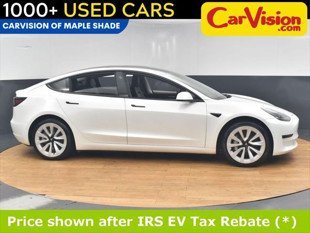 used 2022 Tesla Model 3 car, priced at $17,999