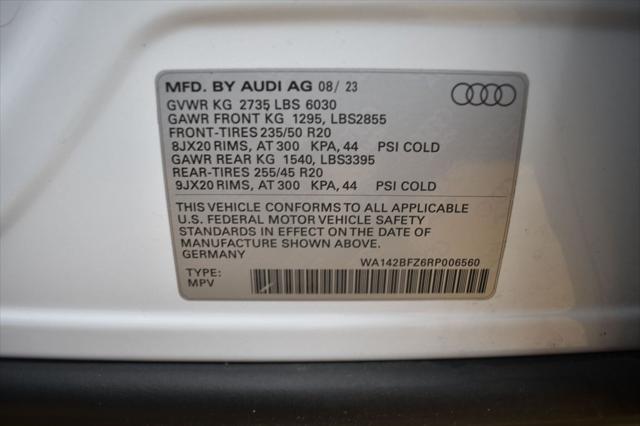 used 2024 Audi Q4 e-tron car, priced at $38,499