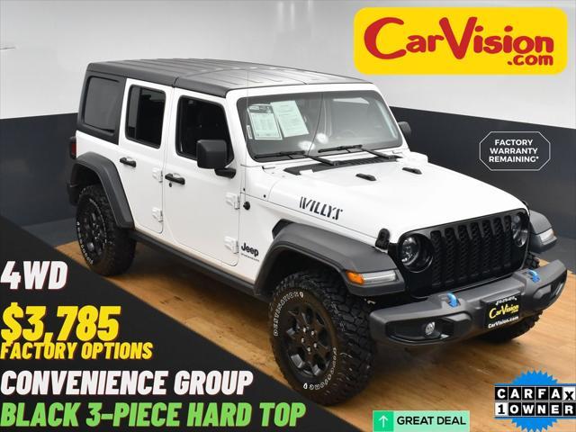 used 2023 Jeep Wrangler 4xe car, priced at $26,999