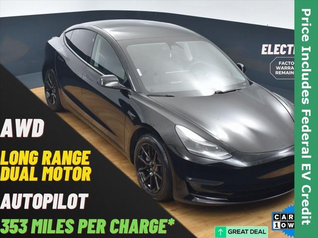 used 2021 Tesla Model 3 car, priced at $18,999