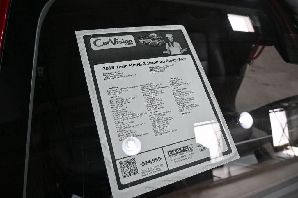 used 2019 Tesla Model 3 car, priced at $18,999