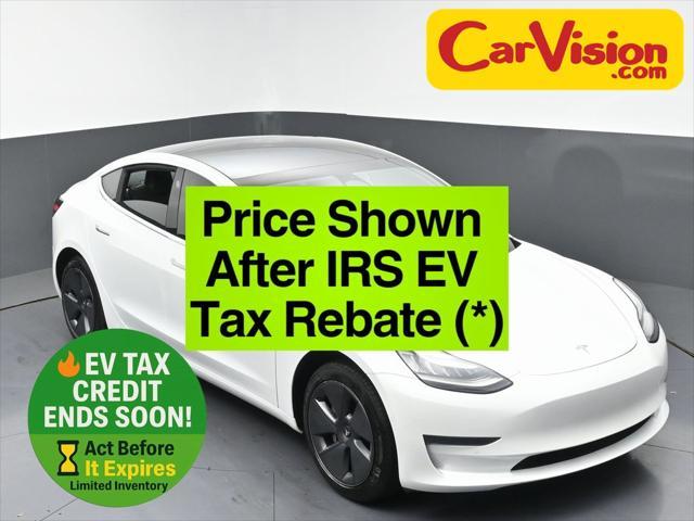 used 2020 Tesla Model 3 car, priced at $17,999