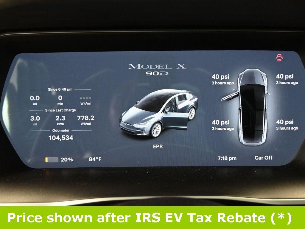 used 2017 Tesla Model X car, priced at $17,998