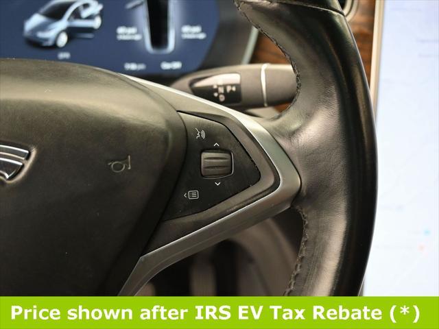 used 2017 Tesla Model X car, priced at $18,499