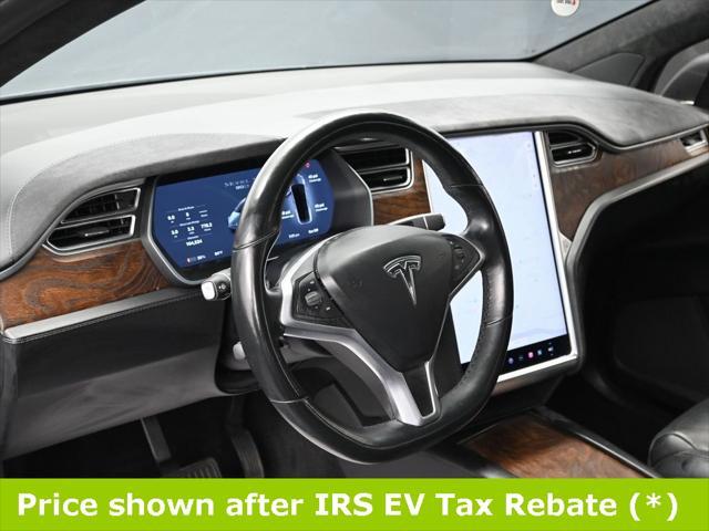 used 2017 Tesla Model X car, priced at $18,499