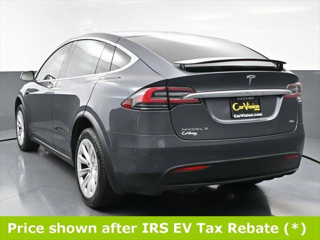 used 2017 Tesla Model X car, priced at $18,499
