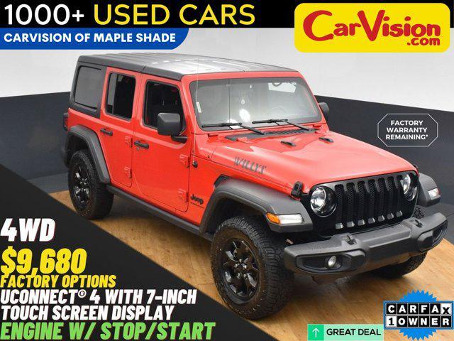 used 2023 Jeep Wrangler car, priced at $27,999